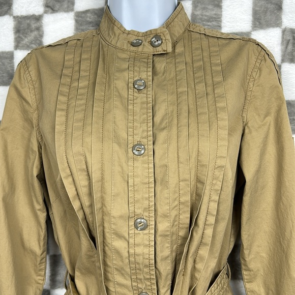 Converse One Star Dress Button down long sleeve size S kakhi tan - Picture 7 of 9